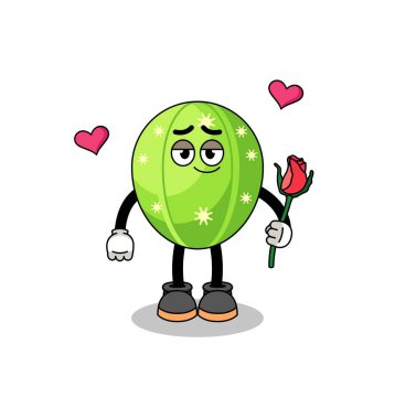 Kaktüs maskotu aşık oluyor, karakter tasarımı