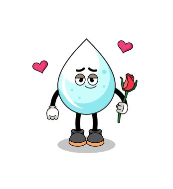 Süt damlası maskotu aşık oluyor, karakter tasarımı