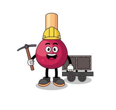 Kibritçi ve karakter tasarımının maskotu