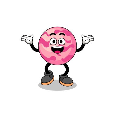 Dondurma kepçesi çizgi filmi Mutlu bir jest, karakter tasarımı