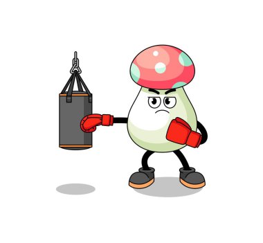 Mantar boksörü, karakter tasarımı