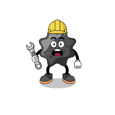 404 hatalı mürekkep çizimi, karakter tasarımı