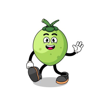 Hindistan cevizi çizgi film yürüyüşü, karakter tasarımı