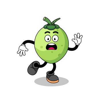 Hindistan cevizi maskotu çizimi, karakter tasarımı