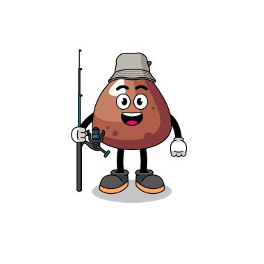 Choco Chip balıkçısının maskotluk tasarımı, karakter tasarımı