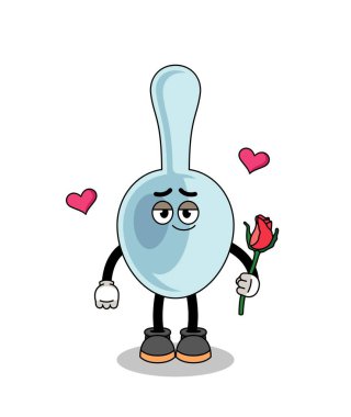 kaşık maskotu aşık oluyor, karakter tasarımı