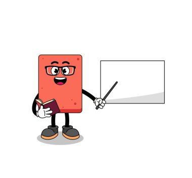 Tuğla öğretmeni maskotu, karakter tasarımı