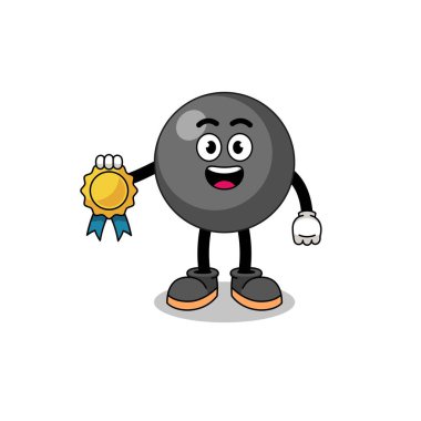 nokta sembolü çizimi tatmin edici madalya garantili karakter tasarımı