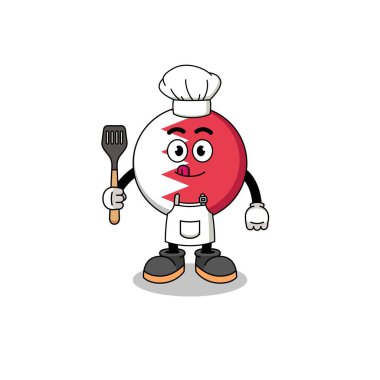 Bahreyn bayrak şefi maskotu, karakter tasarımı