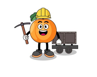 Kayısı madencisinin maskotu, karakter tasarımı