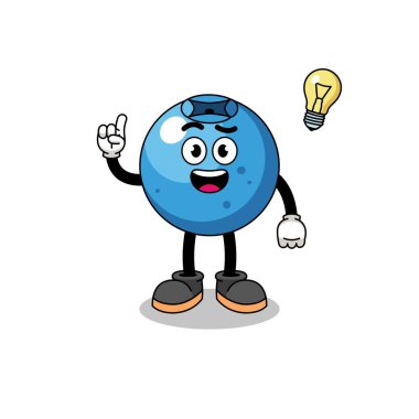 Yaban mersini çizgi filmi bir fikir edinin, karakter tasarımı