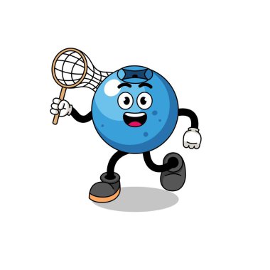 Bir kelebek yakalayan yabanmersini çizgi filmi, karakter tasarımı