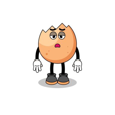 Çatlamış yumurta çizgi filmi, yorgunluk jesti, karakter tasarımı