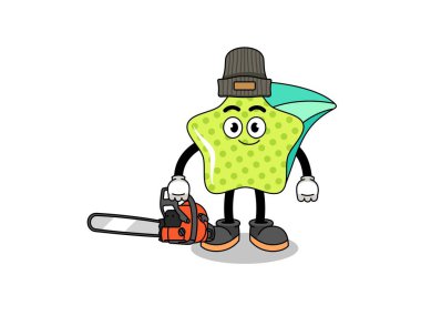 Keresteci olarak kayan yıldız çizimi, karakter tasarımı