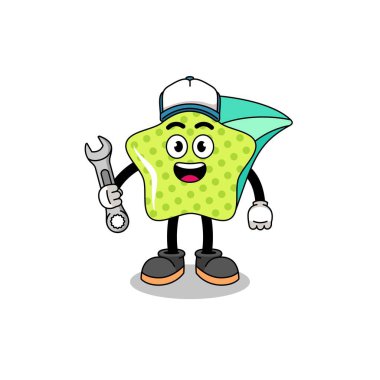 kayan yıldız çizimi karikatürü mekanik, karakter tasarımı