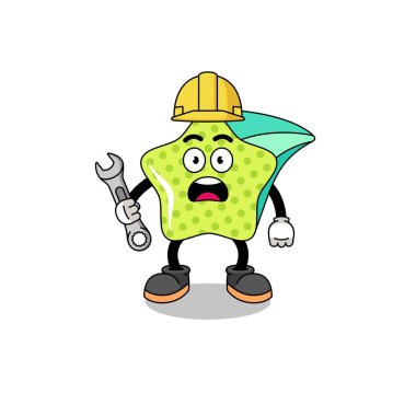 Kayan yıldızın 404 hatasıyla karakter tasarımı