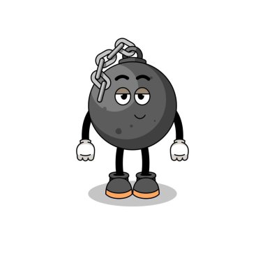 Utangaç duruşu ve karakter tasarımı olan yıkım güllesi çizgi film çifti