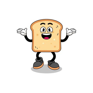 ekmek çizgi filmi mutlu bir jest, karakter tasarımı ile arama