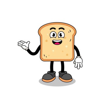 Hoş geldin pozlu ekmek çizgi filmi, karakter tasarımı