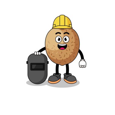 Kaynak olarak kiwifruit maskotu, karakter tasarımı