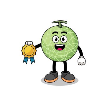 karpuz meyvesi çizimi tatmin edici madalya garantili karakter tasarımı