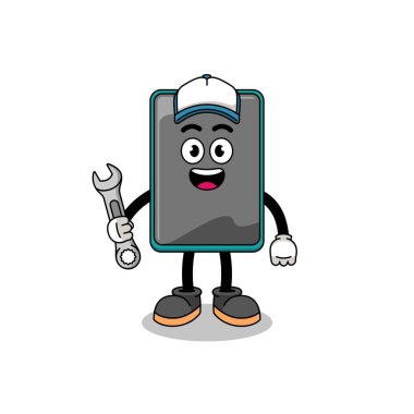 akıllı telefon çizim karikatürü mekanik, karakter tasarımı