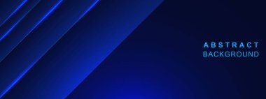 Bilim, teknoloji ve enerji zemin kavramı için parlayan ışığı olan soyut fütüristik koyu mavi arkaplan. Vektör illüstrasyonu.