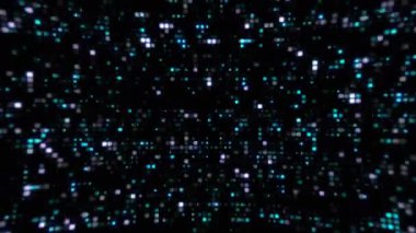 Soyut yüksek teknoloji dijital teknoloji geçmişi. Siber güvenlik, veritabanı, bilgisayar sunucusu, veri bilimi ve ağ bağlantısı kavramı. 4K video canlandırması