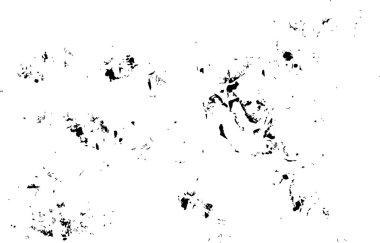 Düzensiz boyalı Grunge dokusu ve beyaz arka planda izole edilmiş tasarım elementleri için çizikler. Vektör illüstrasyonu