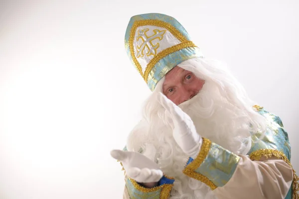 Baśń Miesięcy Mikołaj Cudotwórca Święty Mikołaj Założyciel Santa Freezing Moroz — Zdjęcie stockowe