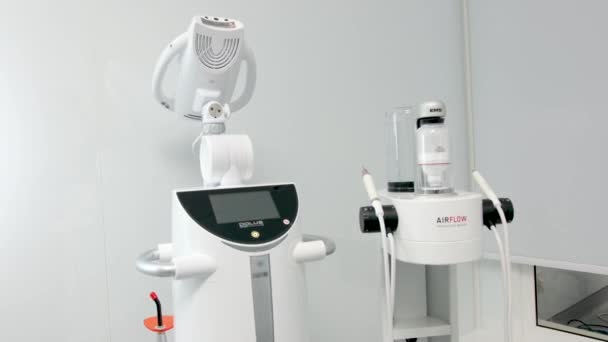 Advanced Poluse Whitening System Dental Laser Whitening Device Konstgjord Blekning — Stockvideo