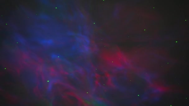 Background Blue Lilac Red Blur Green Dots Light Leaks Lens — Vídeos de Stock