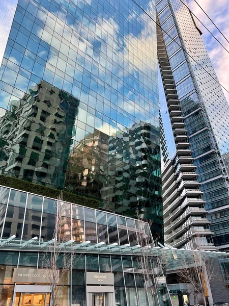 Vancouver Kanada 2023 Metropole Großstadt Leben Wolkenkratzer Hoch Neue Moderne — Stockfoto