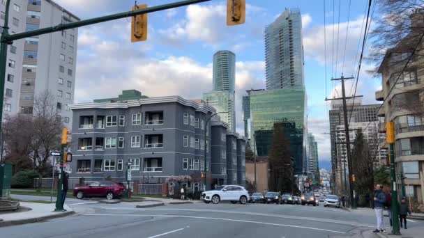 Vancouver Canada 2023 Métropole Grande Ville Gratte Ciel Hauteur Nouvelles — Video