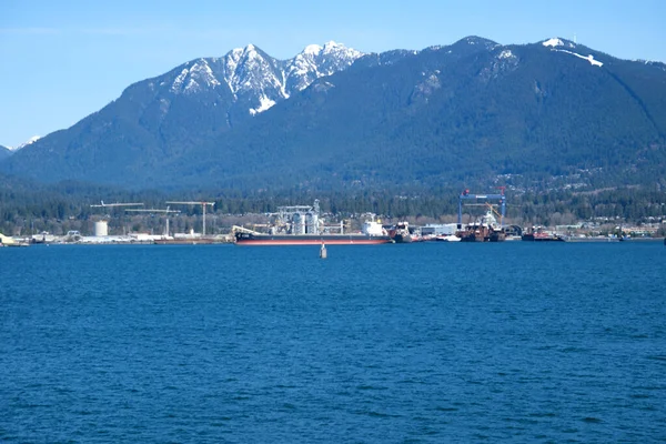 Kanada Miejsce Budynki Handlowe Centrum Vancouver Port Molo Gdzie Przybywają — Zdjęcie stockowe
