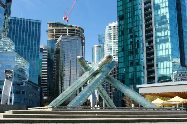 Der Moderne Bereich Canada Place Und Vancouver Convention Center City — Stockfoto