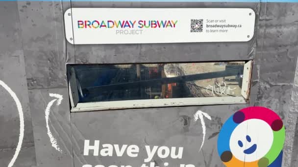 Northern Way Subway Project Κατασκευή Ενός Νέου Συγκροτήματος Κατοικιών Στο — Αρχείο Βίντεο