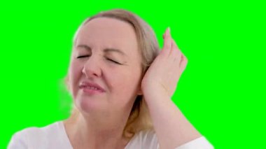 Portrait of attractive overwhelmed desperate girl bad news reaction fail isolated over white color background. High quality photo