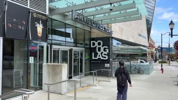 Douglas Collage Downtown Børn Uddannelse Studerende Overgang Til Universiteter Downtown – Stock-video