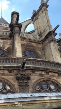 Paris kilisesindeki eski bina Paris Fransa. Yüksek kalite 4k görüntü