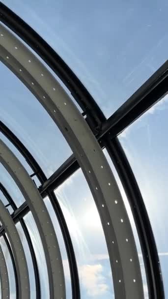 Merkez Pompidou Pompidou Bulunan Pompidou Olarak Bilinen Merkez Ulusal Dart — Stok video