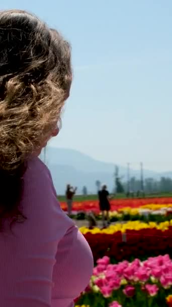 꽃밭을 하늘에서 여행의 아름다움을 — 비디오