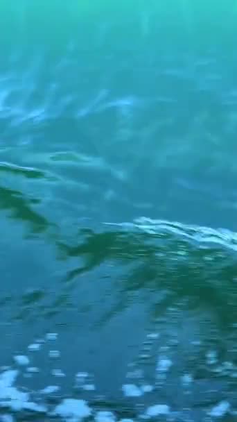 Sunbeams Emerald Green Waters Pacific Ocean Glisten Sun Background Any — Stok video