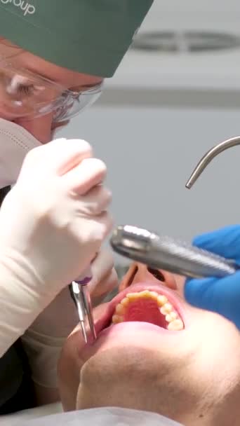 Extraction Dents Dures Outils Extraction Dents Gracie Curette Piezo Scaler — Video