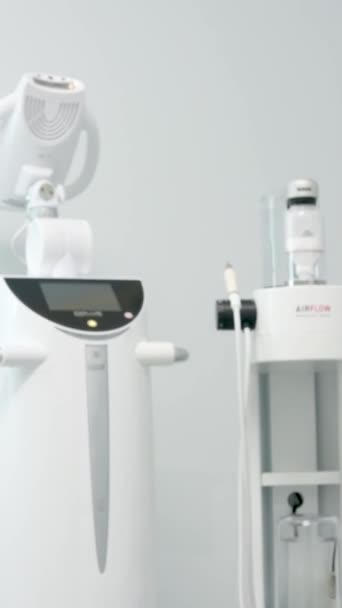 Avançado Além Sistema Branqueamento Poluse Com Dispositivo Clareamento Laser Dental — Vídeo de Stock