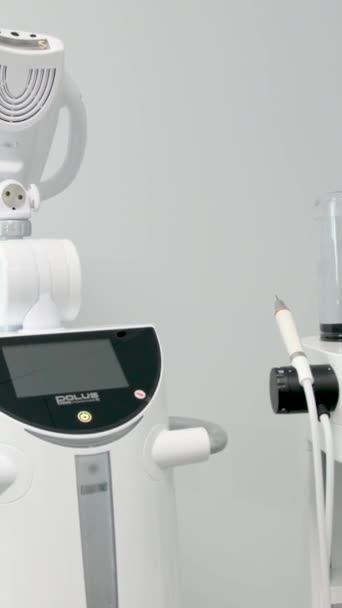 Advanced Poluse Whitening System Mit Dental Laser Whitening Device Für — Stockvideo