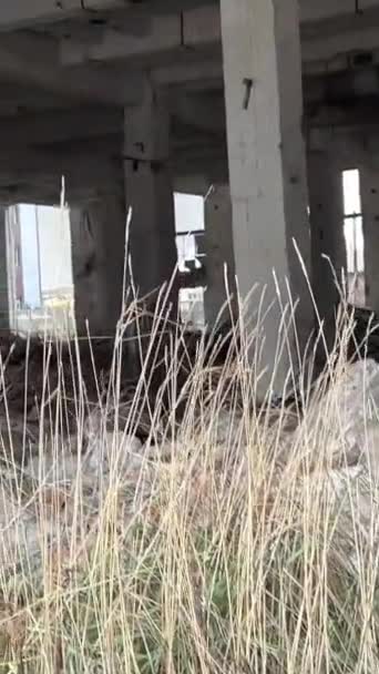 Vinnytsia Ukraina Kemist Växt Ruiner Och Ruiner Anläggningen Med Tiden — Stockvideo