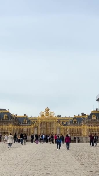 Bronze Statue Versailles Palace Gardens Rhone Jean Baptiste Tuby High — Video Stock
