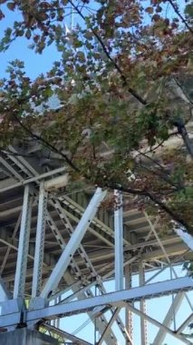 Granville Adası yarımadası ve Vancouver BC Fairview bölgesindeki alışveriş bölgesi Kanada 'nın güney ucundaki Vancouver şehir merkezinden False Creek' e kadar.