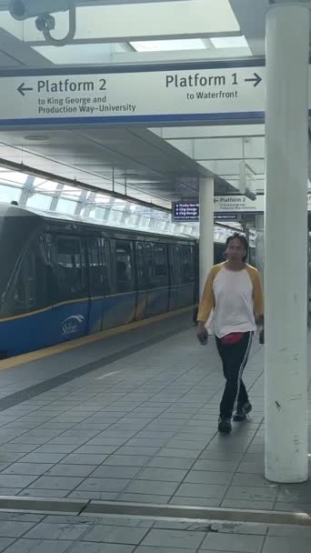 Main Street Main Street Science World Skytrain Station Canada Vancouver — Video